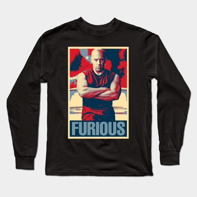 Furious Hope Long Sleeve T-Shirt by TEEVEETEES